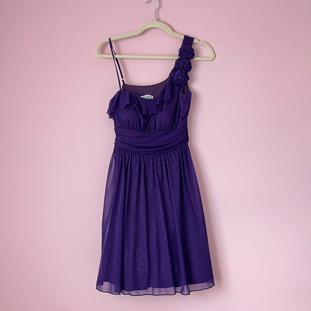 Speechlesss Sparkling Purple y2k Dress